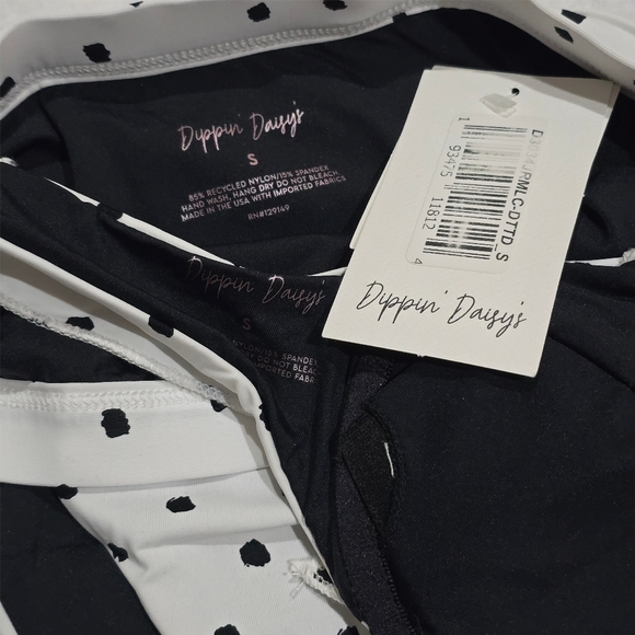 Dippin' Daisy's Bikini Set ✦ Dotted Ultra Polka Dot Retro ✦ Malibu Top S NWT - Picture 6 of 11